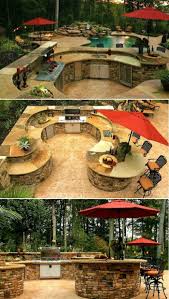 1001 Ideen Fur Outdoor Kuche Einrichtung Und Gestaltung Hinterhof Terrassen Designs Hintergarten Terassenentwurf