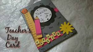 Here are 30 great ideas and designs that you and your kids can make together. Diy Teacher S Day Card Making Idea How To Craftlas Youtube Handmade Teachers Day Cards Teachers Day Greeting Card Teacher Cards