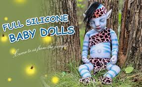 Babyclon, a doll company specializing in realistic silicone baby dolls, has turned its attention to the upcoming tetralogy of james cameron's avatar sequels. Amazon Com Vollence 20 Inch Avatar Eye Closed Full Silicone Baby Doll With Hair Not Vinyl Material Dolls Reborn Real Baby Doll Lifelike Realistic Baby Doll Newborn Baby Doll Boy Toys Games