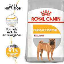 Elle répond plus spécifiquement aux besoins nutritionnels des chiens de grandes tailles dont le poids est supérieur à 25 kg. Avis Clients Sur Royal Canin Medium Dermacomfort Pour Chien Zooplus