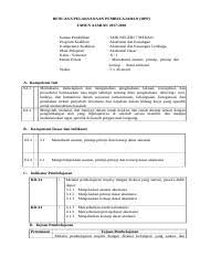 Saya mau bertanya ke sales jurnal sekarang! Rpp 13 Docx Rencana Pelaksanaan Pembelajaran Rpp Tahun Ajaran 2017 2018 Satuan Pendidikan Program Keahlian Kompetensi Keahlian Mata Pelajaran Course Hero