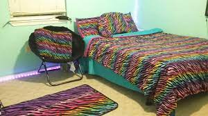 Your Zone Rainbow Zebra Room Theme Rainbow Zebra Room Zebra Room Room Themes