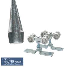 Turbeschlag Rollen Schiebetur Beschlag 3m Laufschiene Sliding Doors Woodworking Hardware Loft Living