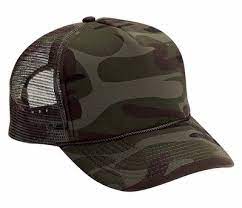 Woodland Camouflage Mesh Trucker Hat Camo Trucker Hat Mesh Trucker Hat Trucker Hat