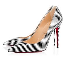 Black And White Striped Shoes Heels These Christian Louboutin Striped Heels Are Perfect For Spring Summer High Heel Seek Pumps Heels Stilettos Christian Louboutin Pumps Heels