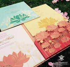 Photo Of 3d Pastel Wedding Invitation Cards Indian Wedding Invitation Cards Pastel Wedding Invitations Card Box Wedding