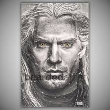 Geralt of Rivia Pencil Drawing: the Witcher Fine Art Print (11x17)