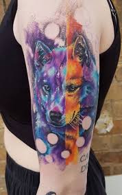 Black And White Wolf Tattoo Meaning Wolf Tattoos What S Their Meaning Plus Ideas Photos In 2020 Wolf Tattoos White Wolf Tattoo Celtic Wolf Tattoo
