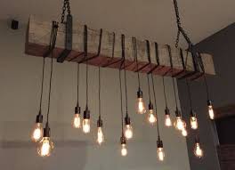 48 Reclaimed Wooden Barn Beam Light Fixture With Etsy Rustic Light Fixtures Barn Beam Lighting Farmhouse Light Fixtures
