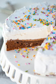 Drumstick® with peanuts blizzard® cake. Homemade Ice Cream Cake