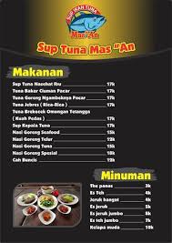 Maybe you would like to learn more about one of these? Menu Sitma Picture Of Sup Ikan Tuna Mas An Sleman District Tripadvisor