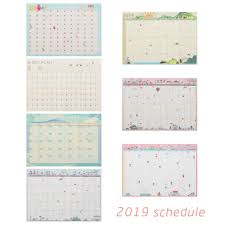 2019 yearly calendar with week numbers, holidays, space for notes in ms word docx, pdf, jpg file format. New Planner Day Schedule Agenda New Year Planner 2019 Year 365 Days Wall Calendar Paper Yearly Calendar Calendar Aliexpress