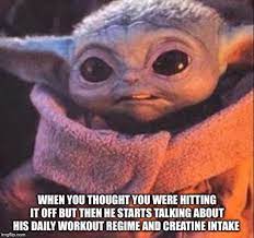 No memes about violent tragedies. Baby Yoda Workout Meme 10lilian