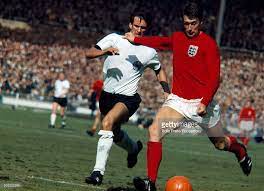 England Striker Geoff Hurst Moves Past West Germany Defender Wolfgang England Football Team World Football England