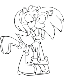Amy rose le rompieron el corazon by lthvampiwolf on deviantart. Sonic And Amy Coloring Pages Coloring Home