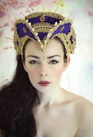 Royal Purple and Gold 'Bess' Elizabethan by livfreecreations