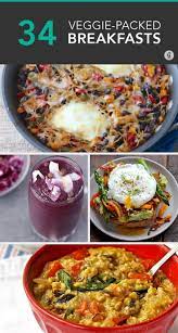 34 Veggie Packed Breakfast Recipes Easy Healthy Breakfast Vegetarian Recipes Healthy Breakfast Recipes