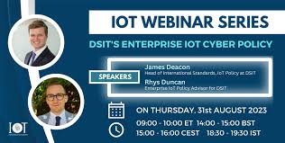 IoTSF Webinar: DSIT's enterprise IoT cyber policy