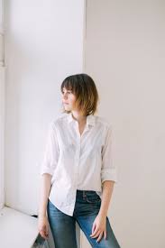 Check out our latest collection of affordable teen clothes to elevate your outfit. Free Photo Woman In White Dress Shirt And Blue Jeans Adolescent Model Wear Free Download Jooinn