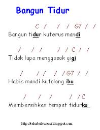 Maybe you would like to learn more about one of these? Lirik Chord Lagu Anak Anak Bangun Tidur Sahabatku Seni