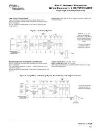 It corresponds to the chart below to explain the thermostat terminal functions. Rheem Rhc Tst213unms Wiring Diagrams Manual Manualzz