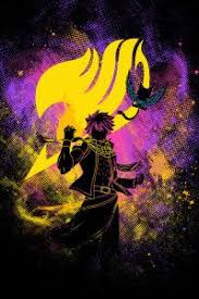 Wallpaper anime art fairy tail natsu lucy happy fairy tail. Fire Power Art Poster By Donnie Displate Fairy Tail Happy Fairy Tail Anime Fairy Tail Pictures