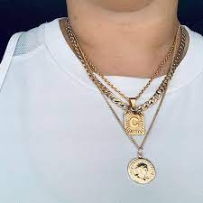 18k Gold Filled Initial Medallion Letter Pendant Necklace Square Rectangle With Chain Custom Name Personalized Unisex Mens Women S Jewelry Initial Pendant Necklace Mens Jewelry Necklace Letter Pendant Necklace