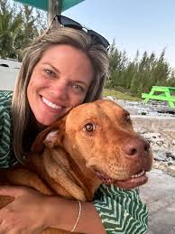 Encountering Potcake Dogs at Rainbow Bay in Eleuthera