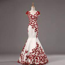 Your wedding dress should make you feel more beautiful than ever. Philippine Dance Bride Luxury Red White Fishtail Wedding Dress Long Bride Show Hosted Toast Dress Free Shipping China Sales Dresses Warehouse Dresses Embroidereddress New Aliexpress