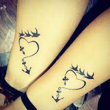 Couple tattoos are a unique way to say, i am serious about this 11. Couple Tattoo Heart Anchor Birds Did This About Two Weeks Ago 128526 Couples Tattoo Designs Couple Tattoo Heart Heart Tattoo