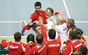 Srpski teniser novak đoković igra finale grend slema u londonu protiv italijana matea beretinija. Brilliant Novak Leads Serbia Into Davis Cup Semi Finals Novak Djokovic