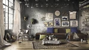 Red brick wall decorating ideas mirror red brick wall grey. Industrial Style For Living Room Design Apply With Concrete Brick And Wooden Touched Roohome