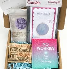 Pin By Meg Crook On Monthly Subscription Boxes In 2020 Embroidery Kits Cute Gifts Stitching Art