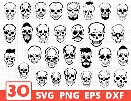 Download Skull Svg Bundle Skeleton Vector Skull Clipart Skull Cricut By Svgocean Thehungryjpeg Com