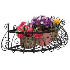 Lots of patio & garden items to choose from. Black Metal Scrollwork Design Wall Mounted Flower Plant Shelf Display Decorative Window Boxes Planters Buy Online In Aruba At Aruba Desertcart Com Productid 20205369