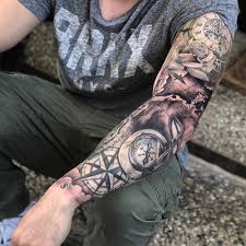 Full arm sleeve tattoos have a way of creating an illusion of reality. 125 Best Sleeve Tattoos For Men Cool Ideas Designs 2021 Guide