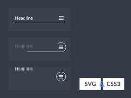 So, the above path shape would not be possible to create in css without an svg reference, for example, which means that svg still gets the credit for such an effect. Svg Css3 Menu Icon Animation Svg Animation Icon