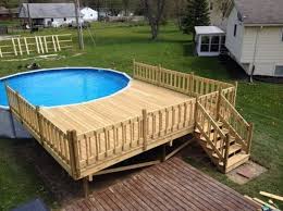 Awesome 36 Amazing Ground Pool Landscaping Ideas Swimming Pool Landscaping Pool Deck Plans Decks Around Pools