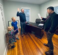 Today I took the oath of office as...