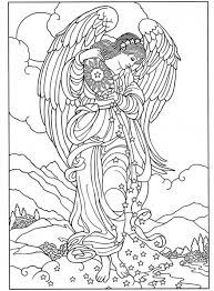If you don't like what you see in these detailed angel coloring pages, you can check out other awesome. 20 Free Printable Angel Coloring Pages For Adults Everfreecoloring Com