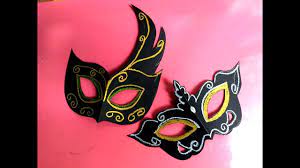 Using paper mache to create custom masks is an age old tradition, and there are a lot of ways to do it. How To Make A Halloween Mask With Paper Easy 1 Venetian Masks Art For Kids Youtube