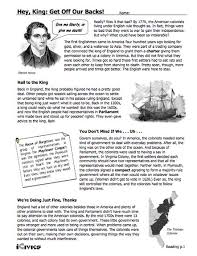 Hey King Get Off Our Backs Icivics Teaching American History Social Studies Resources Social Studies American Revolution