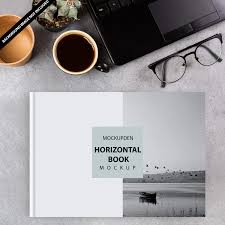 Free Horizontal Book Mockup Psd Template We Can Definitely Say That This Wonderful Horizontal Book Mockup Will Impr In 2020 Book Cover Mockup Psd Templates Mockup Psd