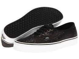 Black And Rose Gold Vans Vans Authentic Glitter Black Micro Dots Sparkly Vans Shoes Quinceanera Shoes
