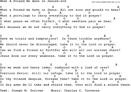 Top 500 Hymn What A Friend We Have In Jesus2 Lyrics And Chords Worship Songs Lyrics Gospel Song Lyrics Lyrics And Chords