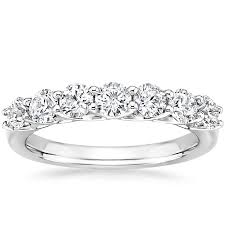 The surface area is 6.23x6.2mm. Seven Stone Trellis Lab Diamond Ring 1 Ct Tw Brilliant Earth