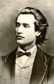 Poet Mihai Eminescu Age 19 1860 Vintage Portraits Daguerreotype Old Photography