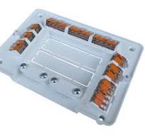 Wago 207-3309 25A 32-Terminal 2/3 or 5-Way Junction Box Set, Wiring Center  115mm x 155mm x 35mm
