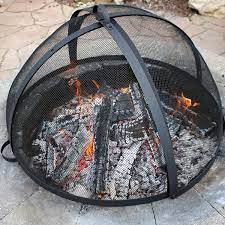 Maybe you would like to learn more about one of these? Buy Sunnydaze Fire Pit Spark Screen Cover Outdoor Heavy Duty Round Steel Firepit Lid Easy Access Fire Pit Topper With Protective Metal Mesh Screen 22 Inch Online In Indonesia B085zc6yyf