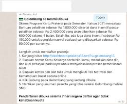 Maka jika prakerja gelombang 12 dibuka pada selasa 23 februari 2021, maka diperkirakan prakerja gelombang 13 akan dibuka pada selasa 2 maret 2021. 4d3hx3ky2jmgam